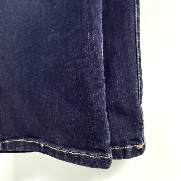 Torrid Bombshell Crop Skinny Jeans 24 Plus | Dark Blue Premium Stretch - Picture 4 of 11